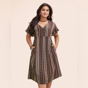 Bloomchic Bandana print pocket dress